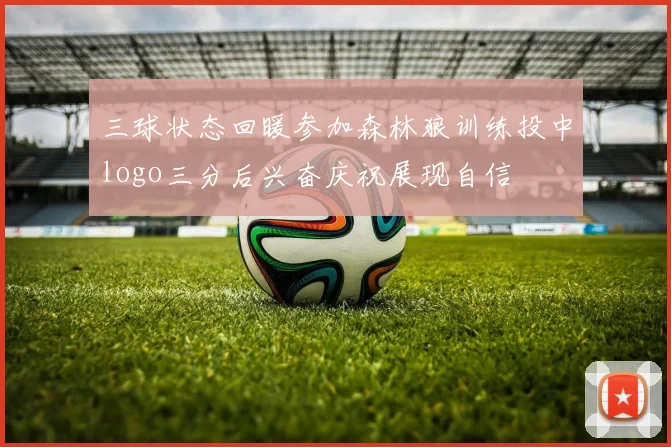 三球状态回暖参加森林狼训练投中logo三分后兴奋庆祝展现自信